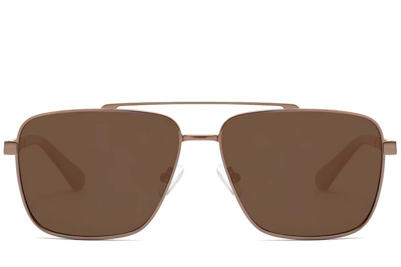 Aviator Copper Metal Sunglasses #BS2503-0067