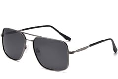 Aviator Grey Metal Sunglasses #BS2503-0068