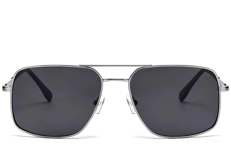 Aviator Silver Metal Sunglasses #BS2503-0069