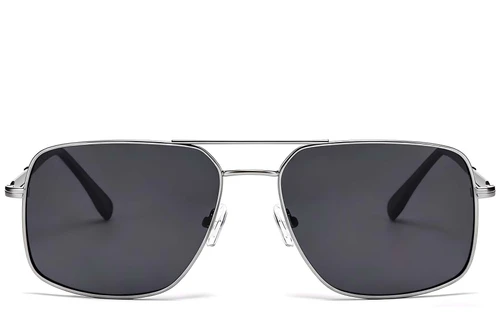 Aviator Silver Metal Sunglasses #BS2503-0069