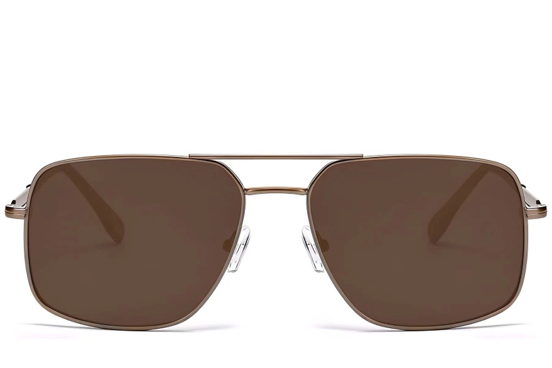 Aviator Copper Metal Sunglasses #BS2503-0070