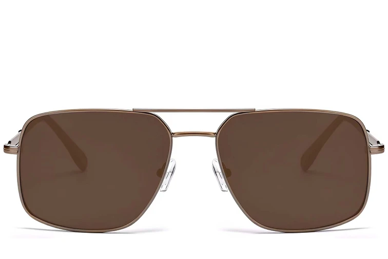 Pilotensonnenbrille aus Kupfermetall #BS2503-0070