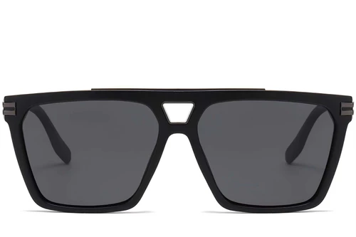 Aviator Black Plastic Sunglasses #BS2503-0075