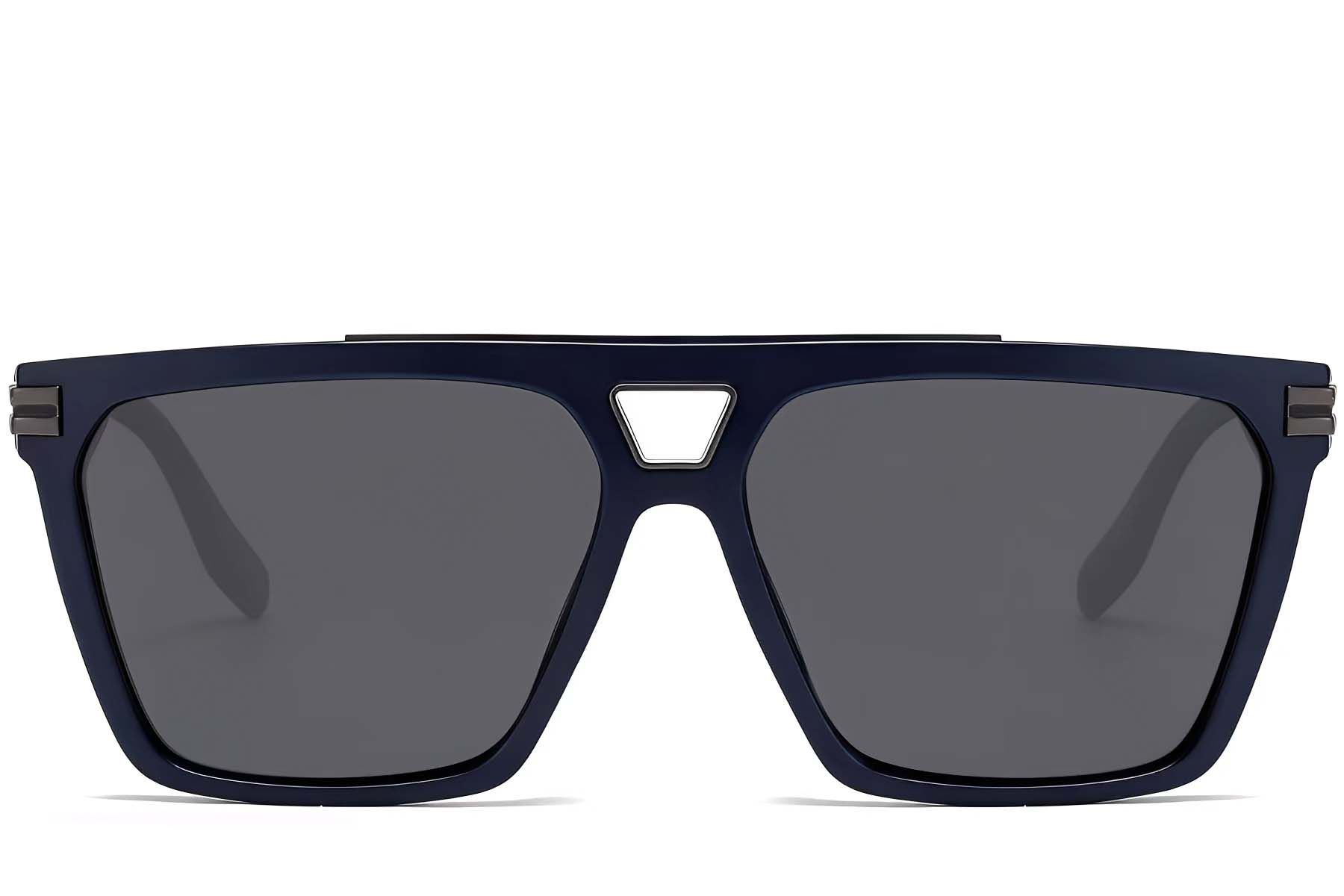 Aviator Blue Plastic Sunglasses #BS2503-0076