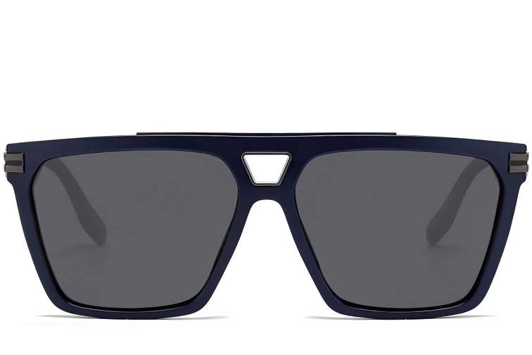 Aviator Blue Plastic Sunglasses #BS2503-0076