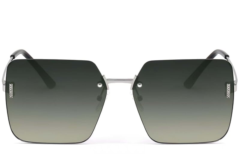 Invisible Silver Metal Sunglasses #BS2503-0081