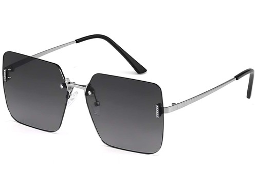 Invisible Silver Metal Sunglasses #BS2503-0082