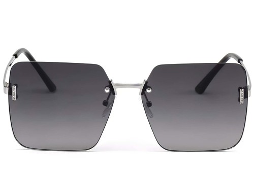 Invisible Silver Metal Sunglasses #BS2503-0082