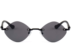 Invisible Black Metal Sunglasses #BS2503-0085