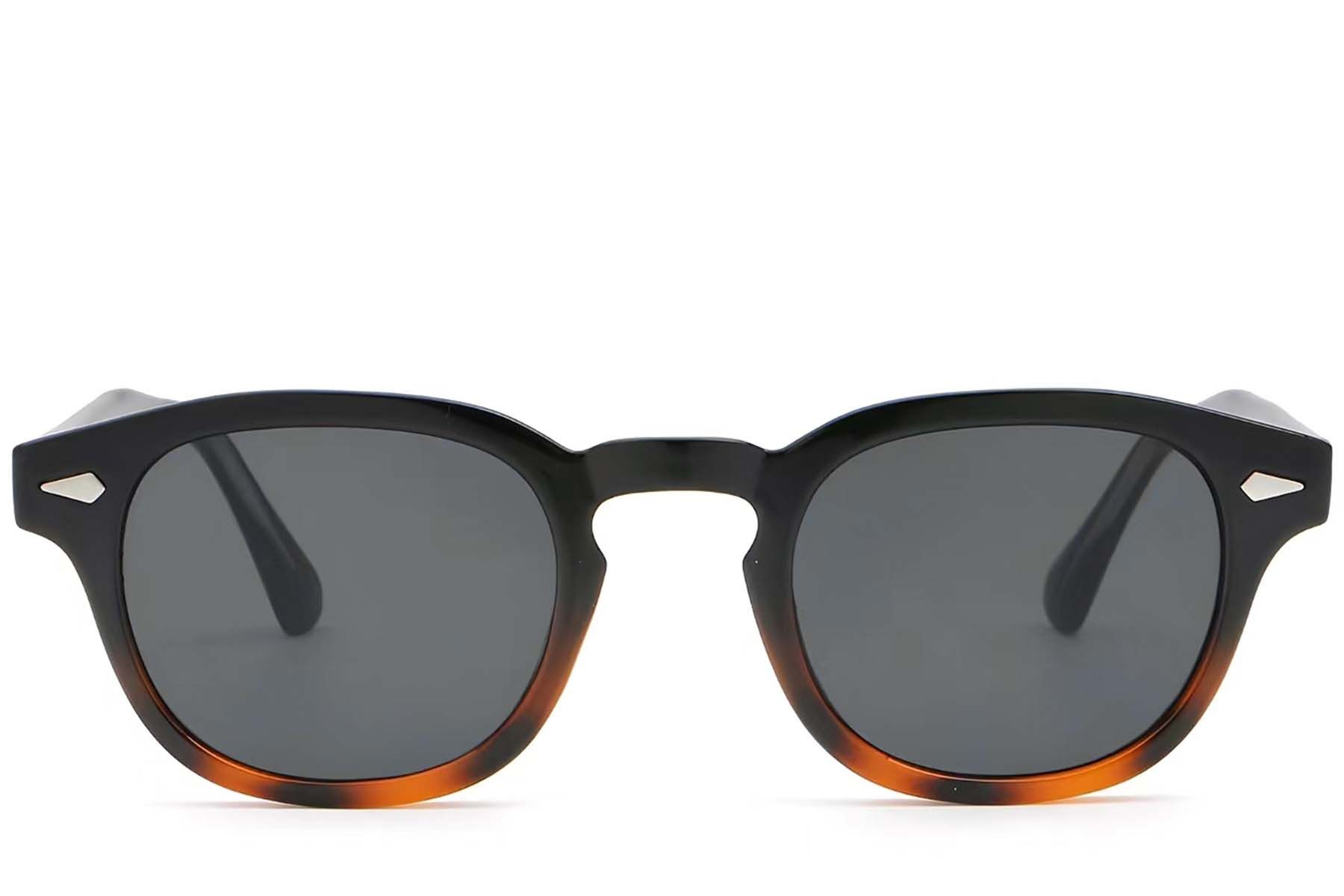 Oval Tortoiseshell Plastic Sunglasses #BS2503-0094