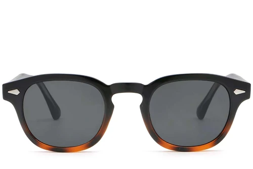 Oval Tortoiseshell Plastic Sunglasses #BS2503-0094