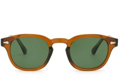 Oval Brown Plastic Sunglasses #BS2503-0096