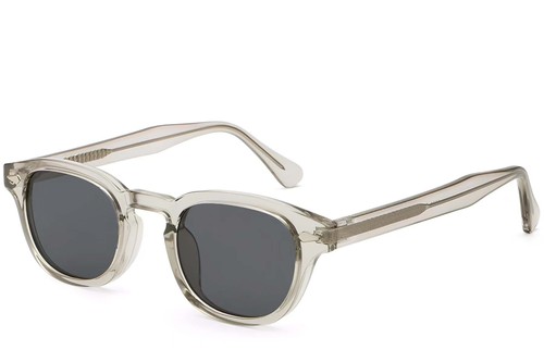 Oval Grey Plastic Sunglasses #BS2503-0097