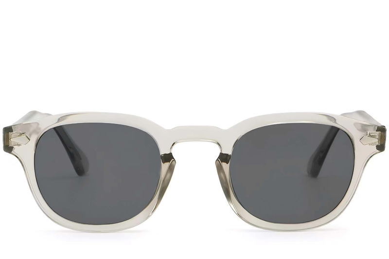 Oval Grey Plastic Sunglasses #BS2503-0097