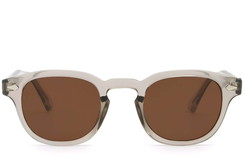 Oval Grey Plastic Sunglasses #BS2503-0099