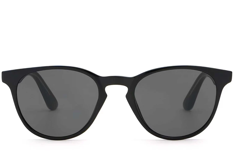 Oval Black Plastic Sunglasses #BS2503-0100