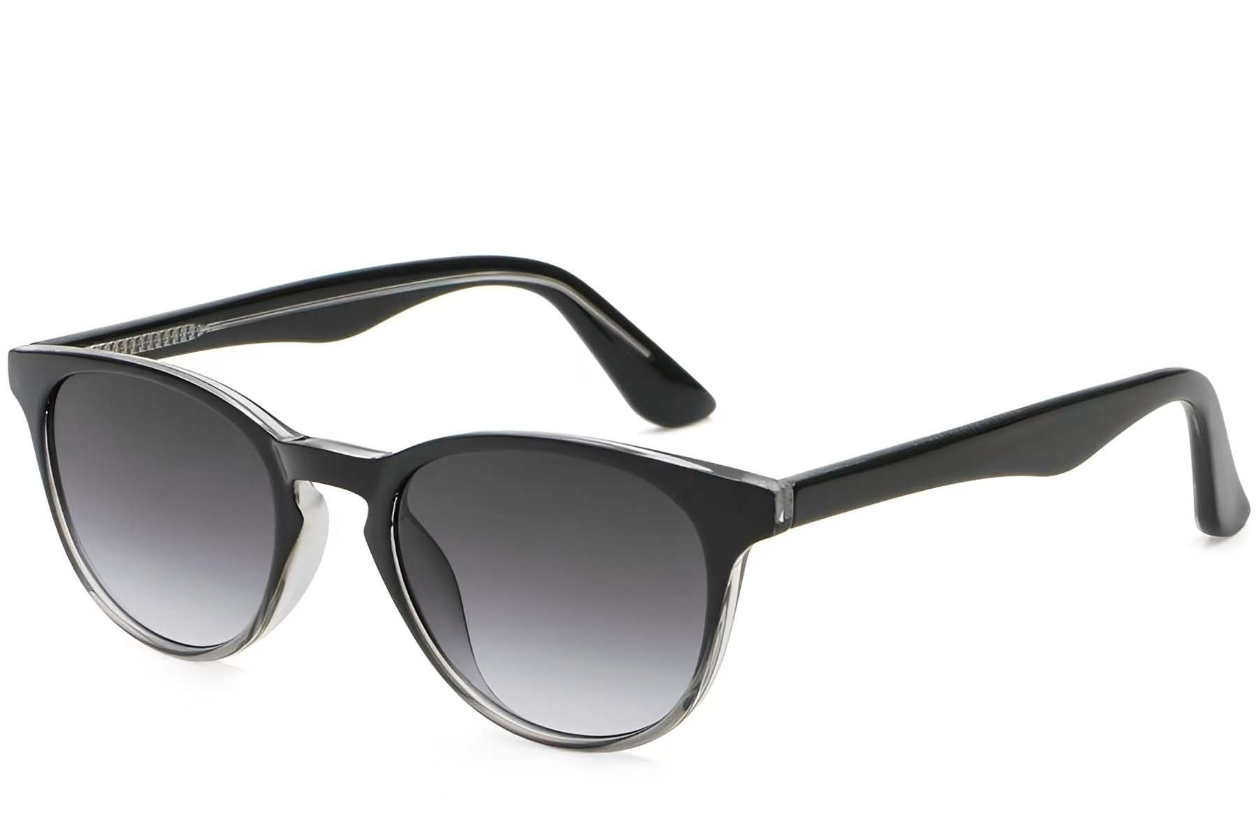 Oval Grey Plastic Sunglasses #BS2503-0101