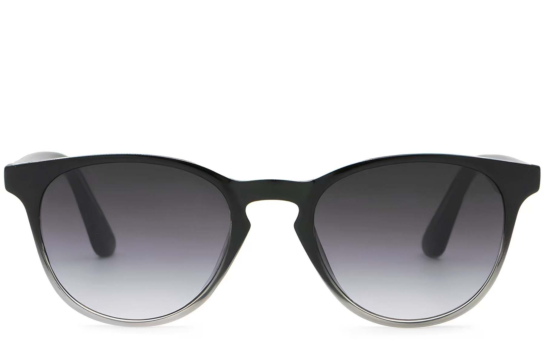 Oval Grey Plastic Sunglasses #BS2503-0101