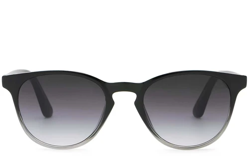 Oval Grey Plastic Sunglasses #BS2503-0101