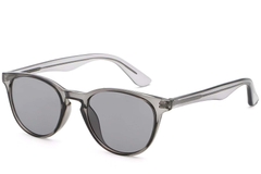Oval Grey Plastic Sunglasses #BS2503-0103