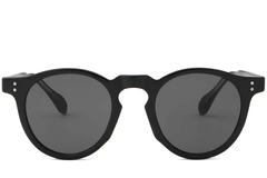 Oval Black Plastic Sunglasses #BS2503-0114