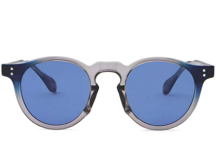 Oval Grey Plastic Sunglasses #BS2503-0115