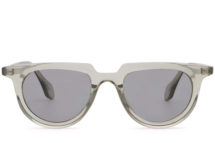 Oval Grey Plastic Sunglasses #BS2503-0121