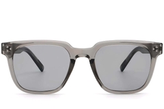 Rectangular Grey Plastic Sunglasses #BS2503-0141
