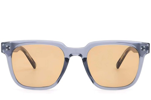 Rectangular Purple Plastic Sunglasses #BS2503-0144