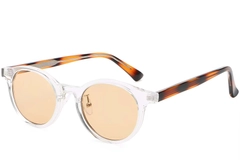 Oval Transparent Plastic Sunglasses #BS2503-0151