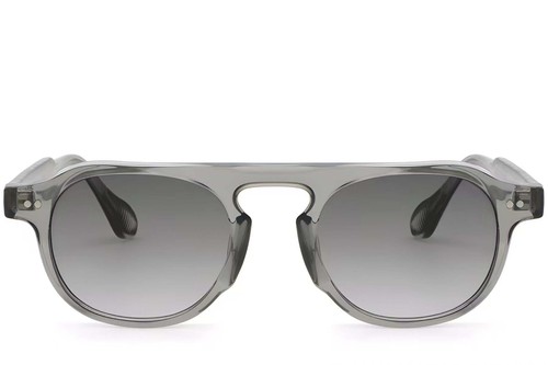 Gafas de sol de plástico gris aviador # BS2503-0155