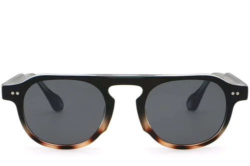 Aviator Tortoiseshell Plastic Sunglasses #BS2503-0156