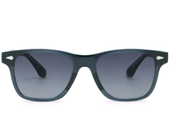 Rectangular Blue Plastic Sunglasses #BS2503-0170