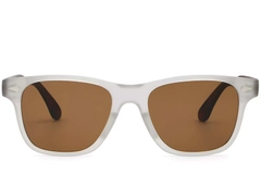 Rectangular Grey Plastic Sunglasses #BS2503-0172
