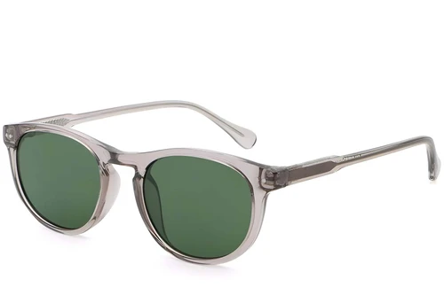 Oval Purple Plastic Sunglasses #BS2503-0175