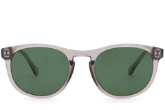 Oval Purple Plastic Sunglasses #BS2503-0175