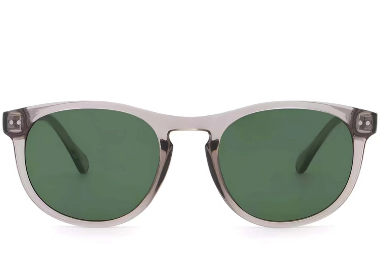 Oval Purple Plastic Sunglasses #BS2503-0175