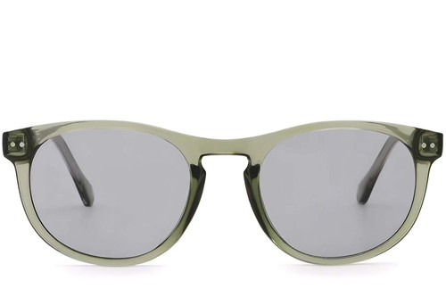 Oval Green Plastic Sunglasses #BS2503-0178