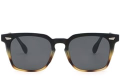 Rechteckige Schildpatt-Sonnenbrille aus Kunststoff #BS2503-0193