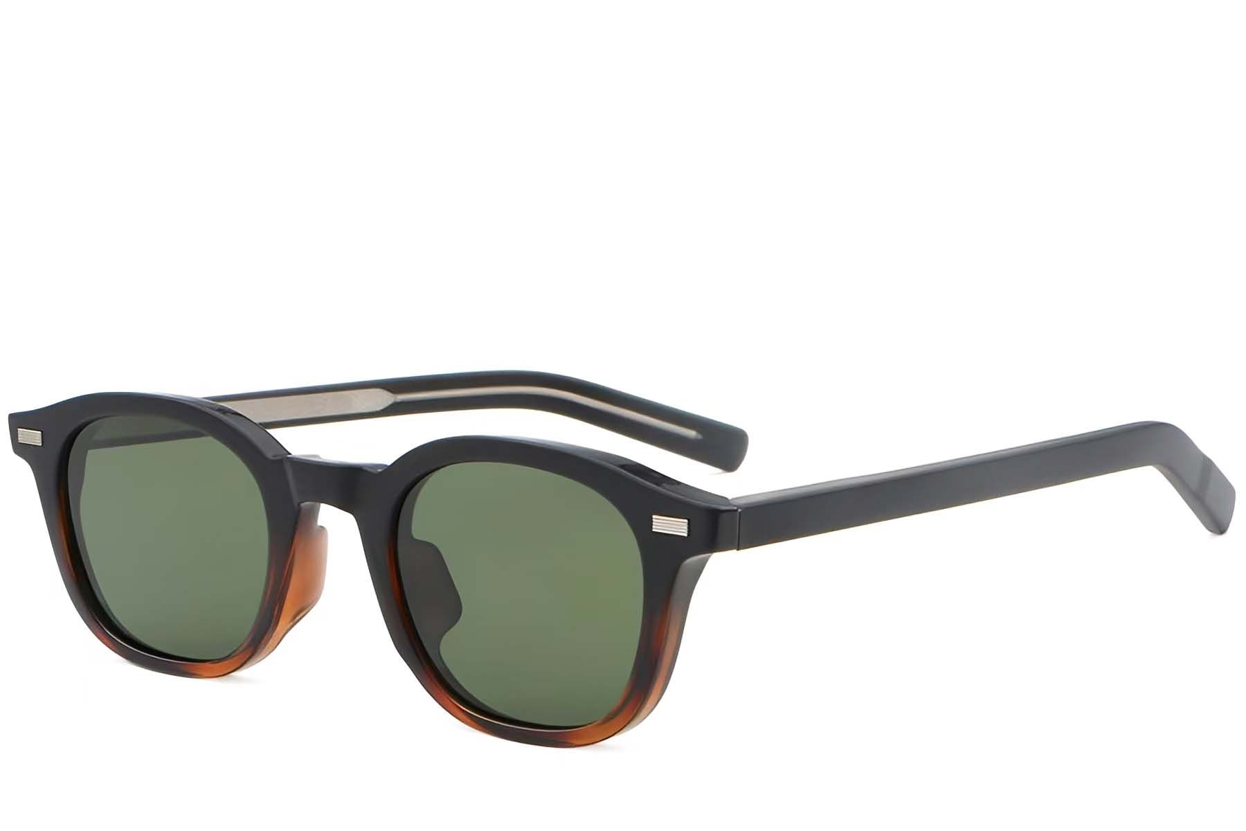 Oval Tortoiseshell Plastic Sunglasses #BS2503-0198