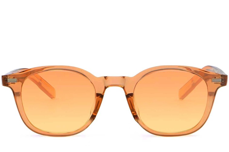 Oval Orange Plastic Sunglasses #BS2503-0200