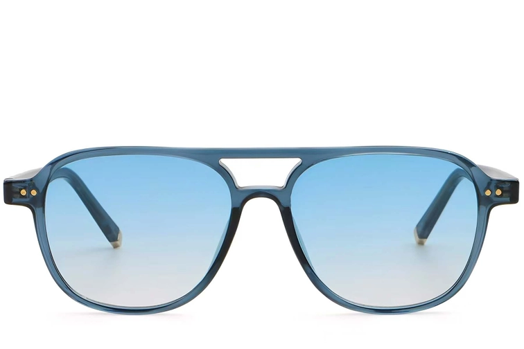 Aviator Blue Plastic Sunglasses #BS2503-0212