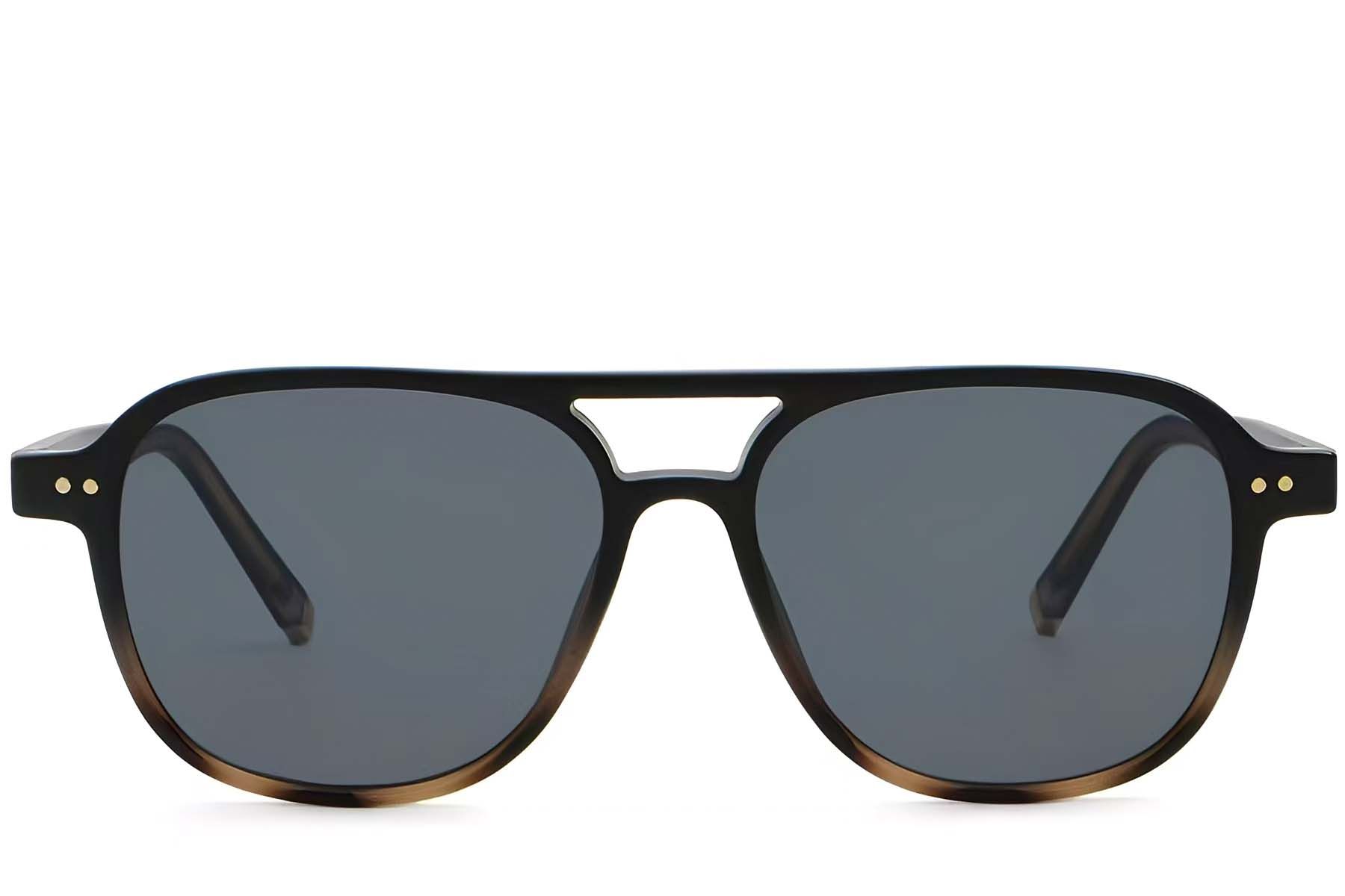 Aviator Tortoiseshell Plastic Sunglasses #BS2503-0213