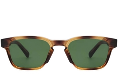 Rectangular Tortoiseshell Plastic Sunglasses #BS2503-0215