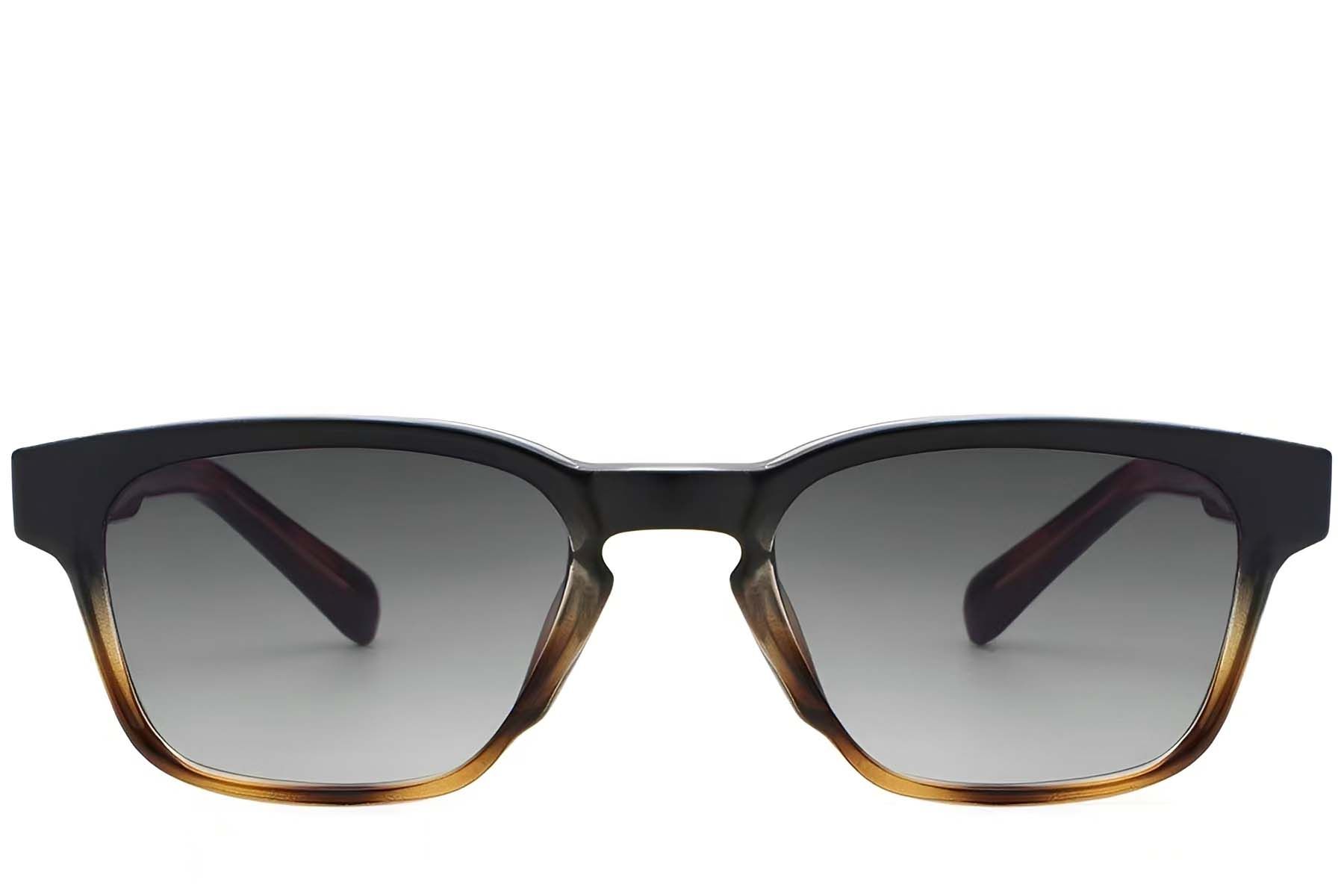 Rectangular Tortoiseshell Plastic Sunglasses #BS2503-0217