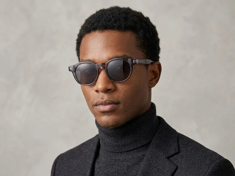 Oval Purple Plastic Sunglasses #BS2503-0225