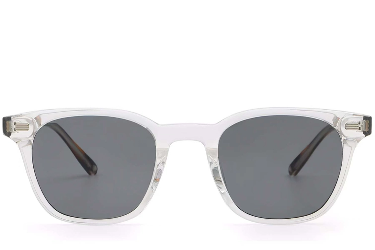 Rectangular Transparent Plastic Sunglasses #BS2503-0249