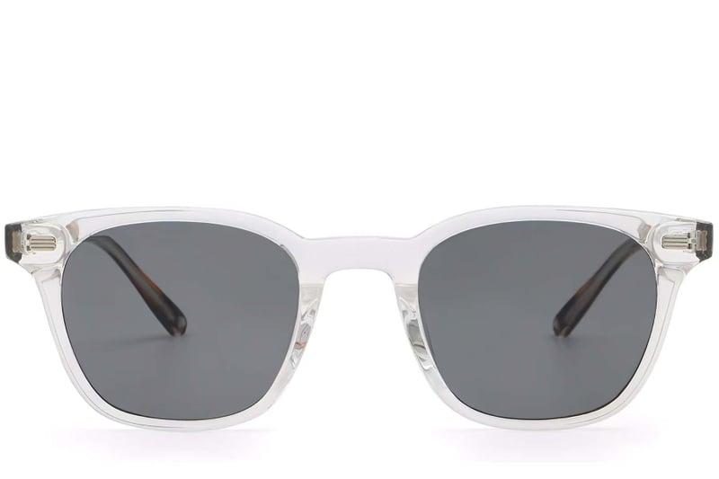 Rectangular Transparent Plastic Sunglasses #BS2503-0249
