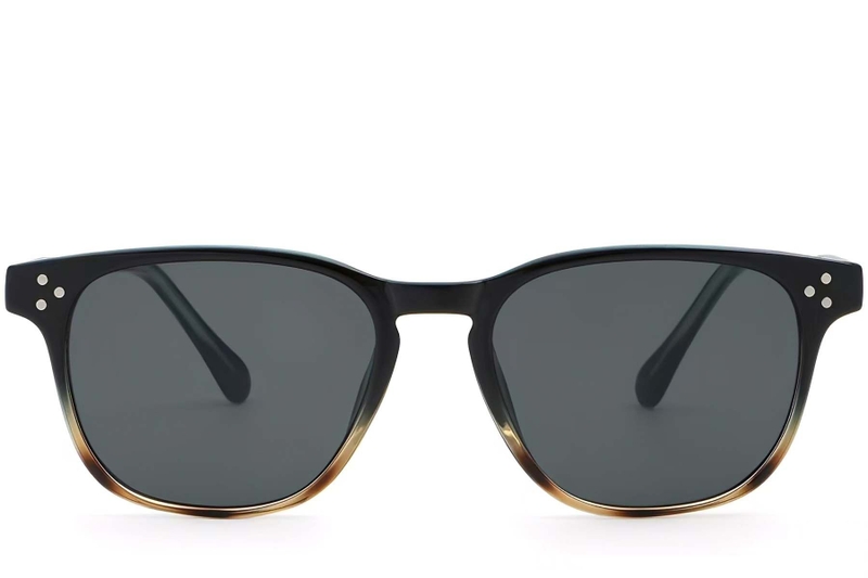 Rectangular Tortoiseshell Plastic Sunglasses #BS2503-0263