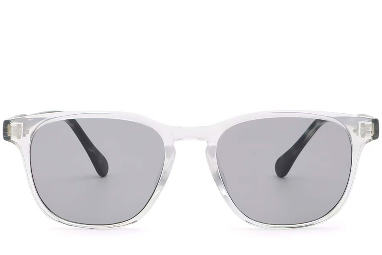 Gafas de sol rectangulares de plástico transparente #BS2503-0265